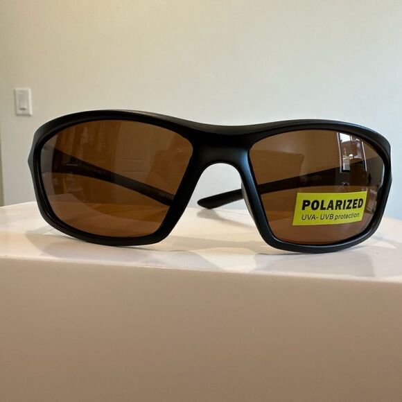 Razor Style Sporty Sunglasses, Plastic Frames, Polarized Lenses, UVA-UVB Protect - Picture 5 of 7